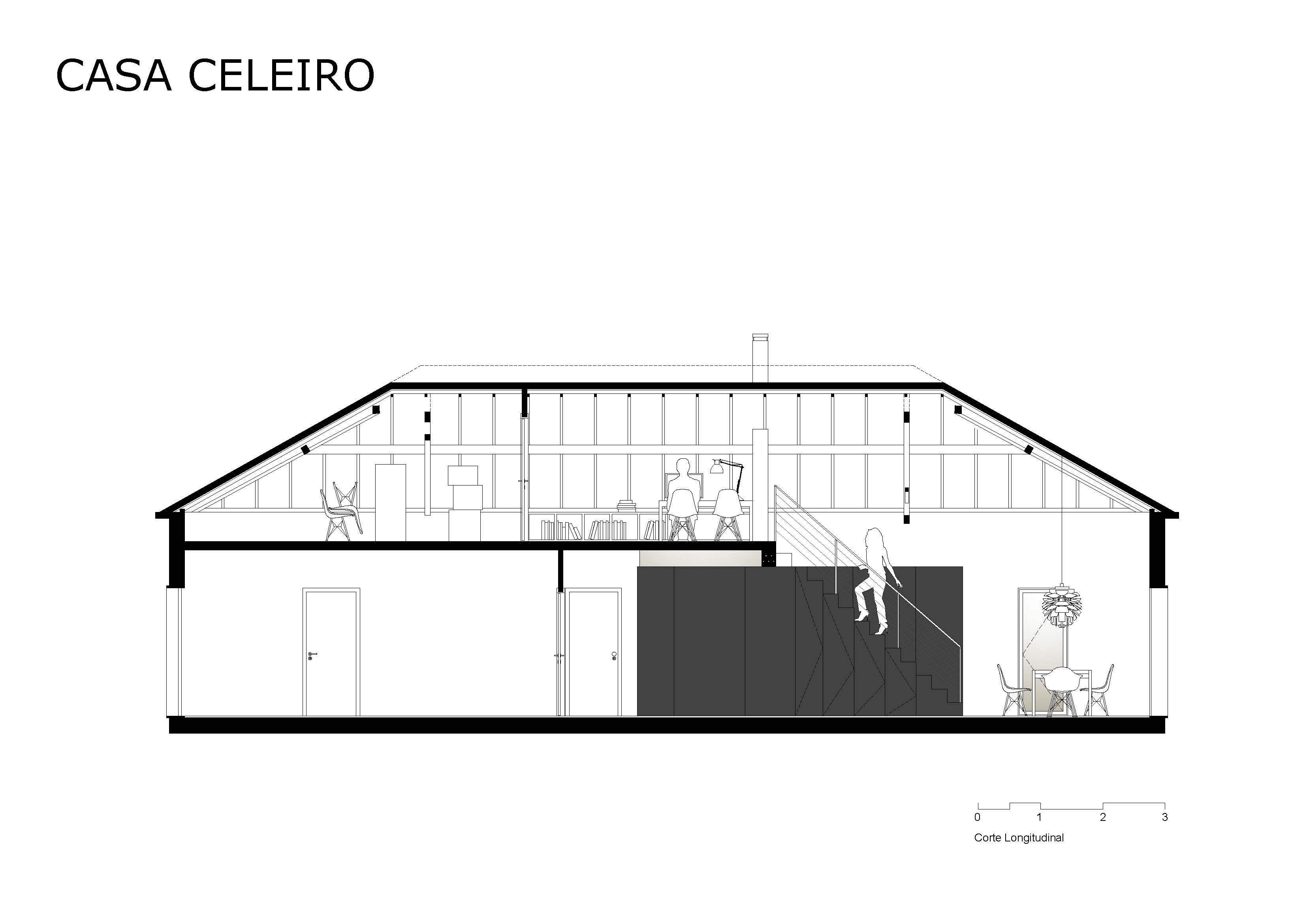 BarnHouse longitudinal section