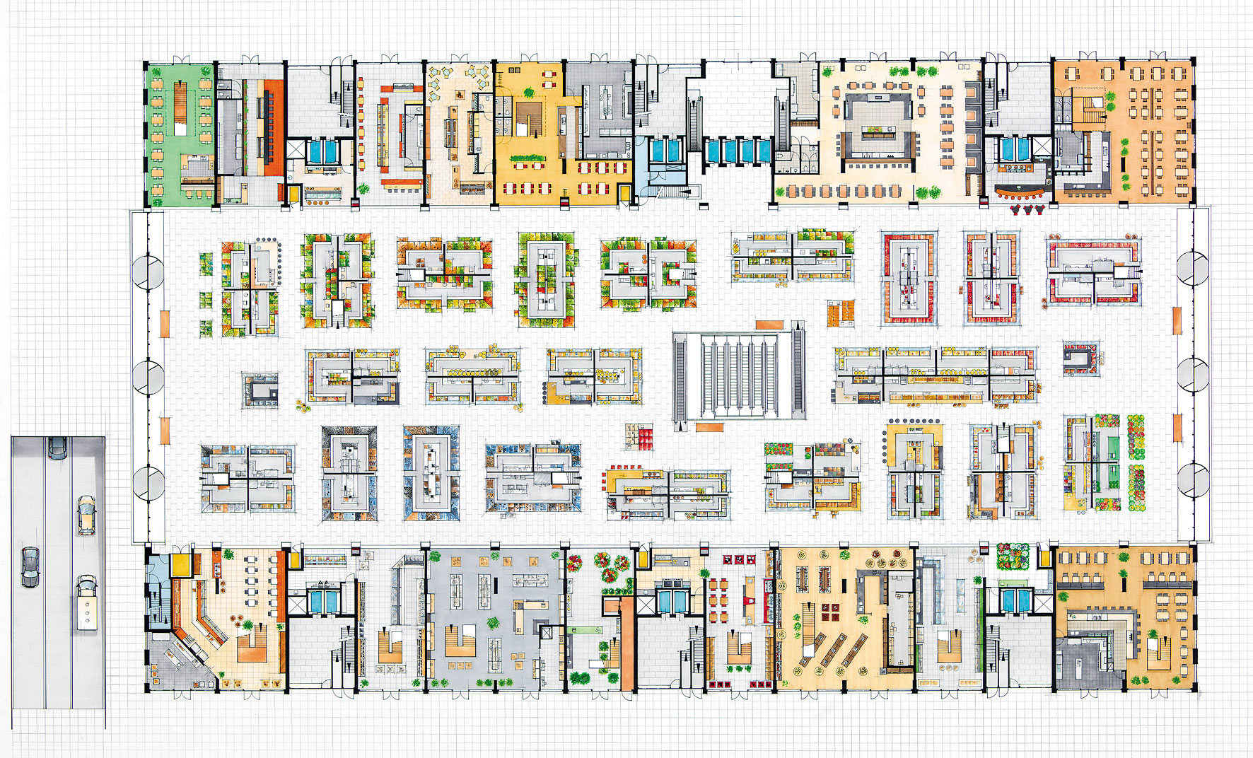 03 1PP Markthal Rotterdam   plan 02  T  Provast