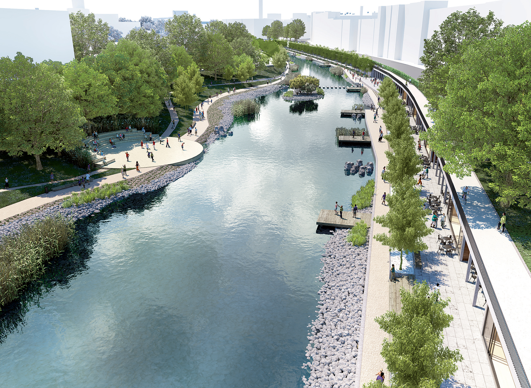 Nový návrh zabezpečí sprístupnenie rieky Svratky obyvateľom.