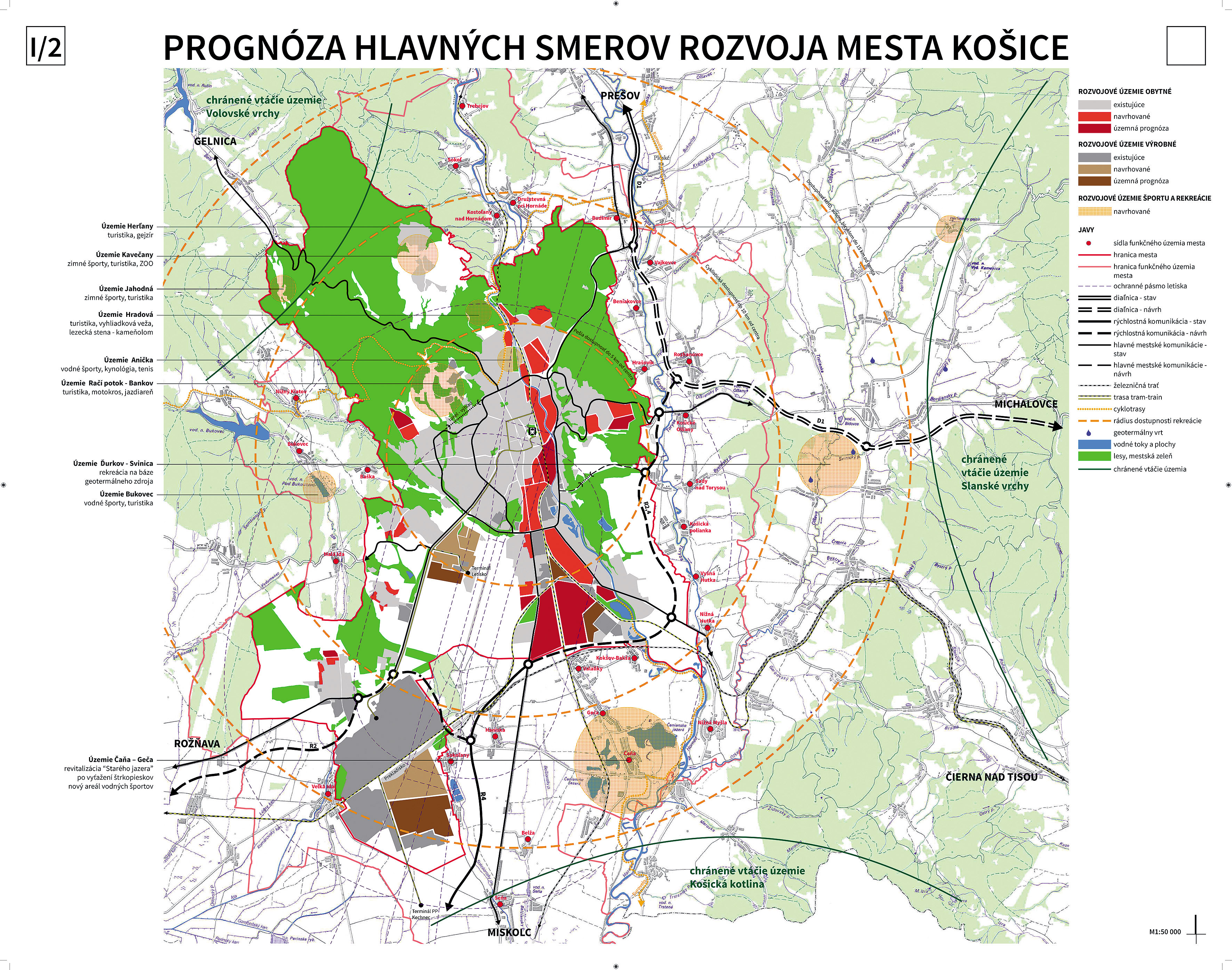 Víťazný návrh skupiny Arka: prognóza hlavných smerov rozvoja mesta Košice