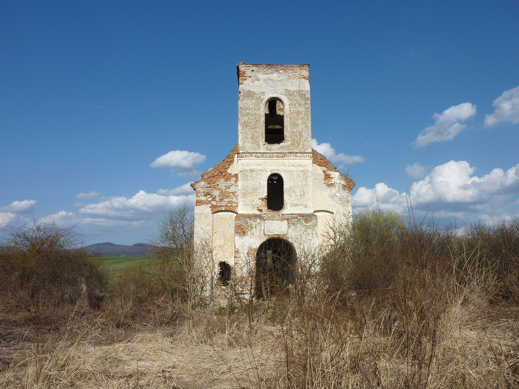 Dnes neexistujúci Moyzesov kostolík v Žiari nad Hronom, miestna časť Kupča