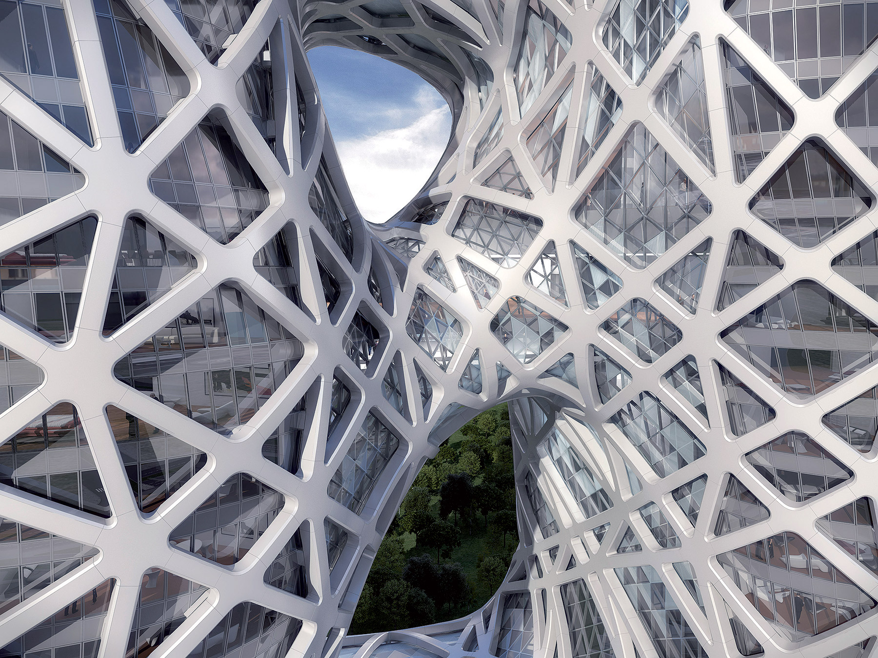 Projekt Hotel Tower Macao Vizualizacia Zaha Hadid Architects
