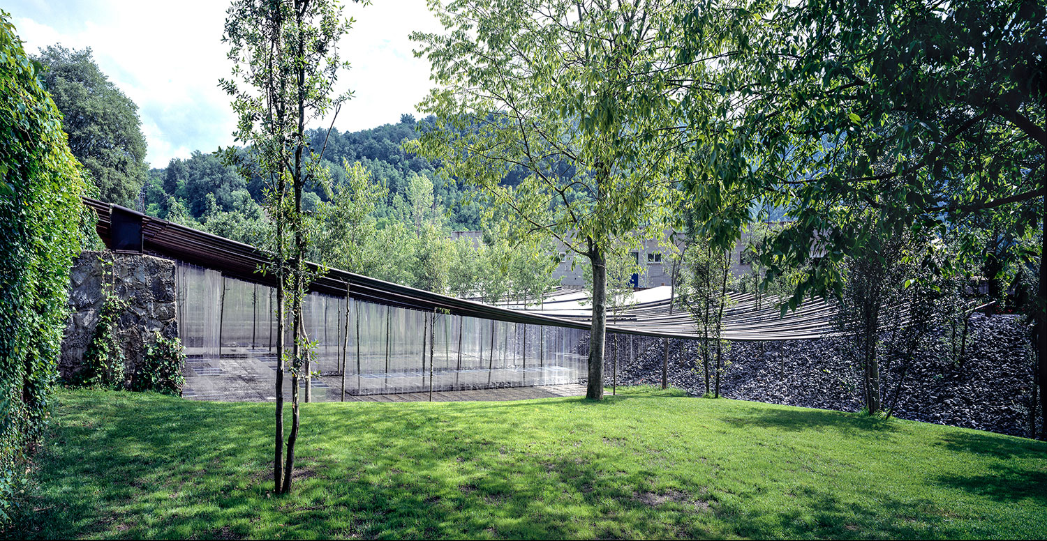 Šiator reštaurácie Les Cols (Olot, Girona, Španielsko, 2011), Foto: Hisao Suzuki