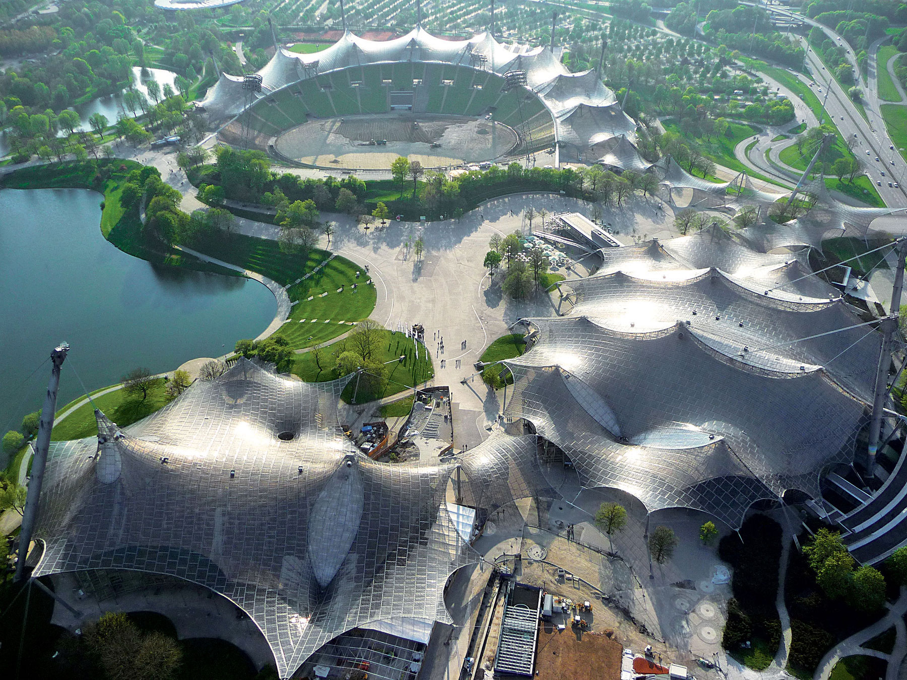 02 Frei Otto Roofing for main sports facilities in the Munich Olympic Park 01