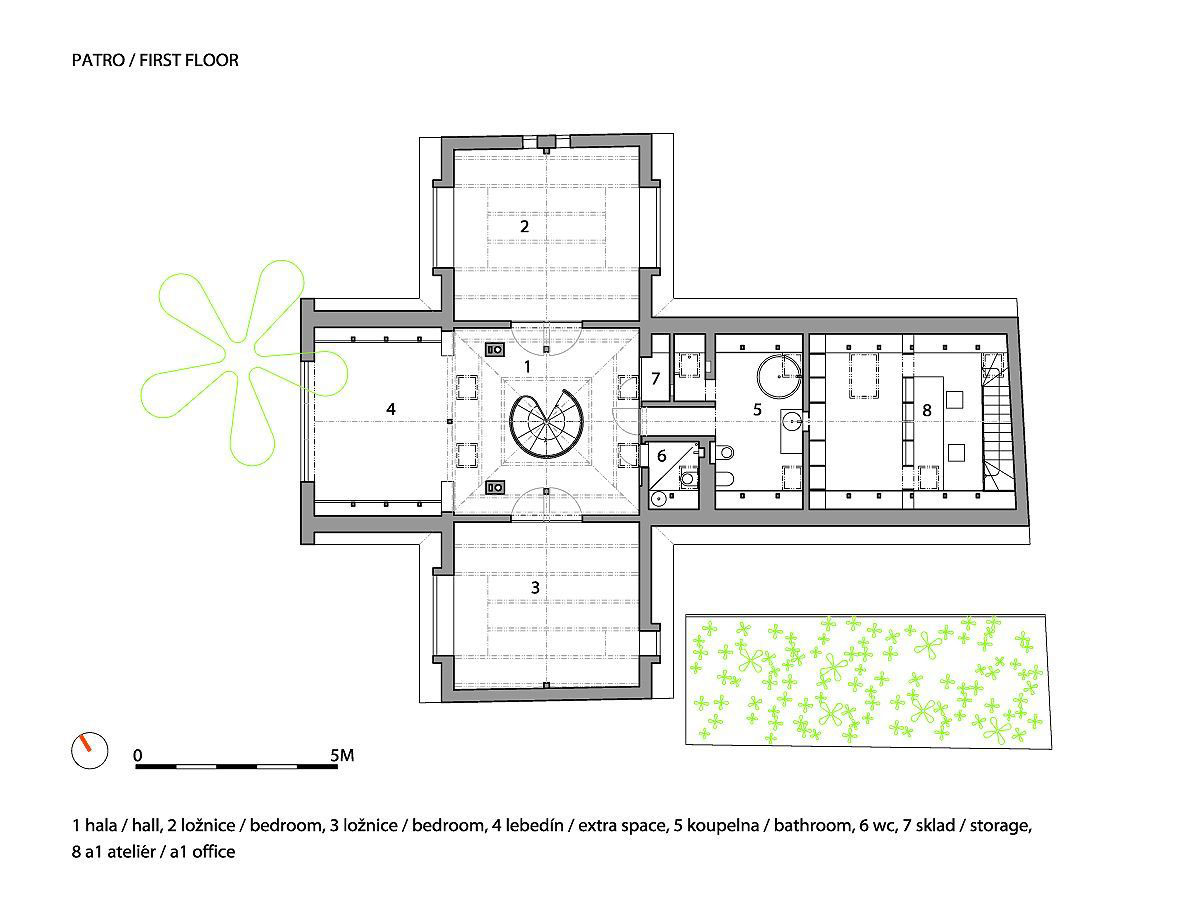 A1 W WRK ARC HOUSE PRAGUE A1HOUSE P 1FLOOR