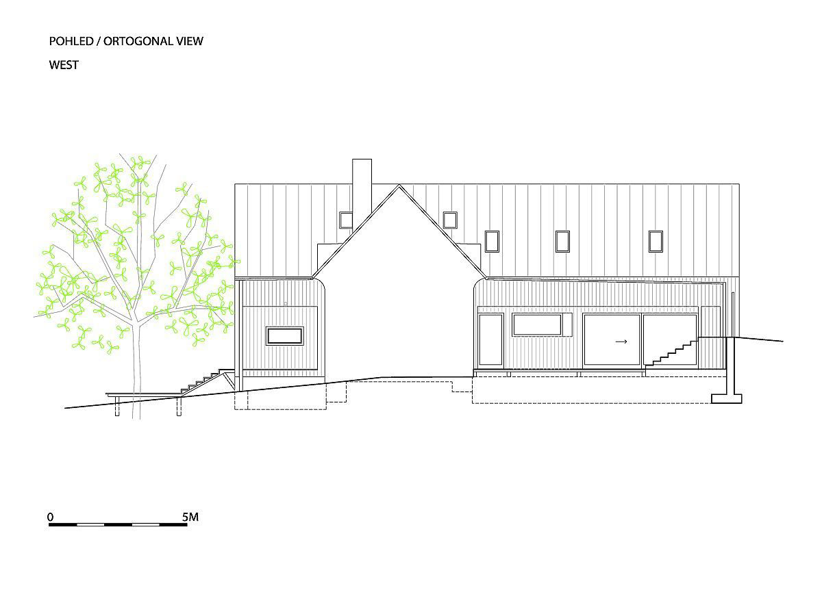 A1 W WRK ARC HOUSE PRAGUE A1HOUSE P ELEVATION 02