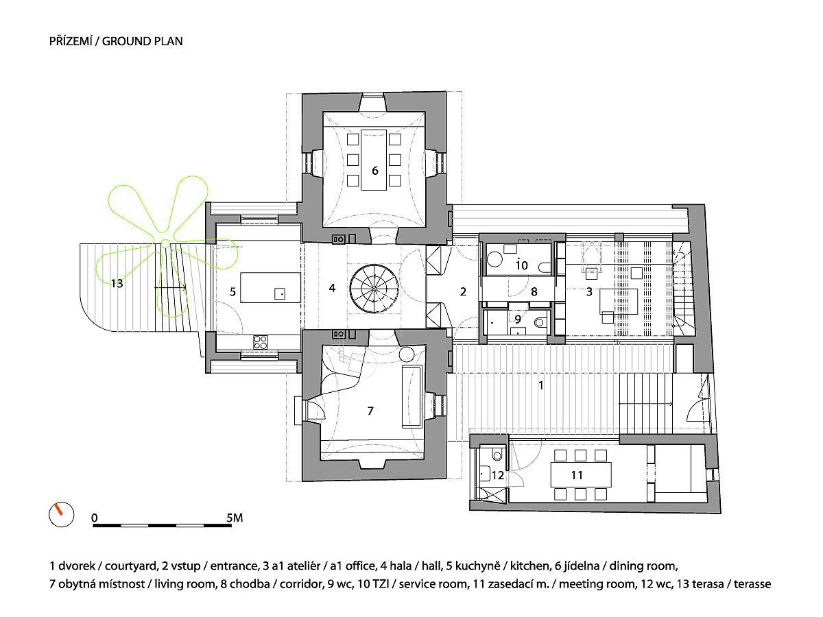 A1 W WRK ARC HOUSE PRAGUE A1HOUSE P GROUNDPLAN