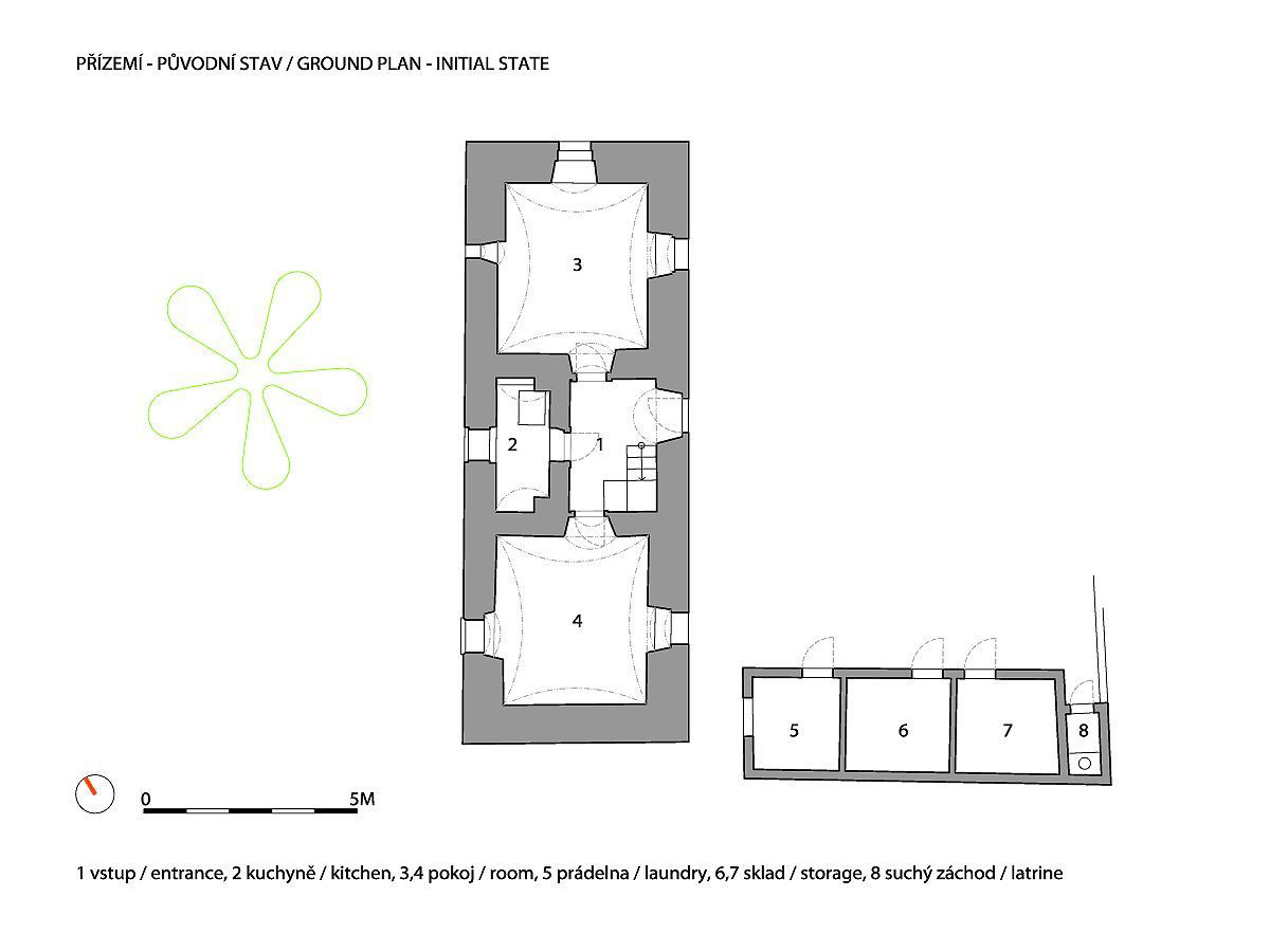 A1 W WRK ARC HOUSE PRAGUE A1HOUSE P GROUNDPLAN INITIALSTATE