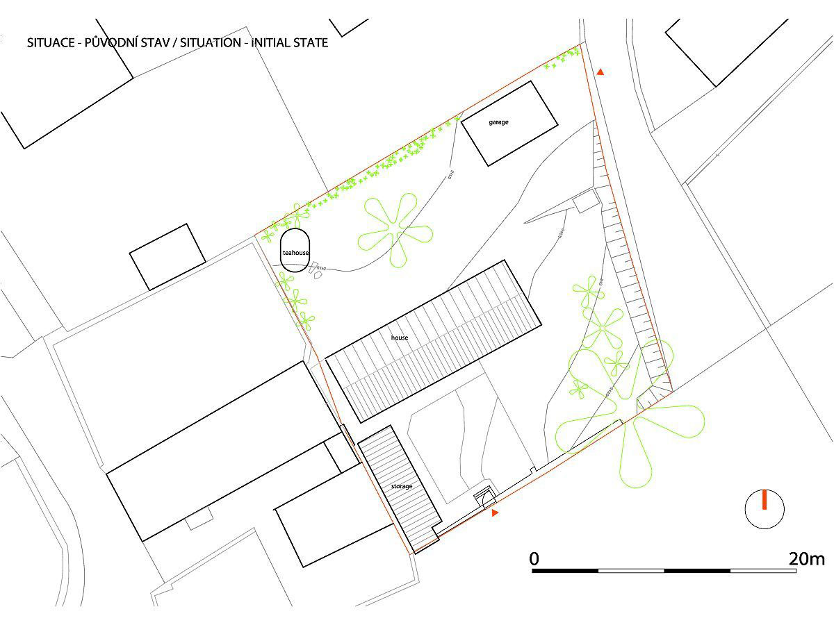 A1 W WRK ARC HOUSE PRAGUE A1HOUSE P SITEPLAN INITIALSTATE