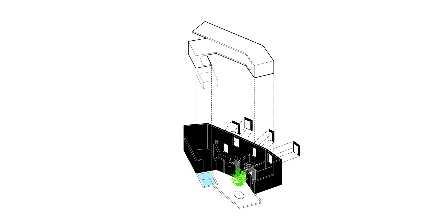 Peraleda House   Ramiro Losada Amor   Alberto Garcia Jimenez   diagram 03