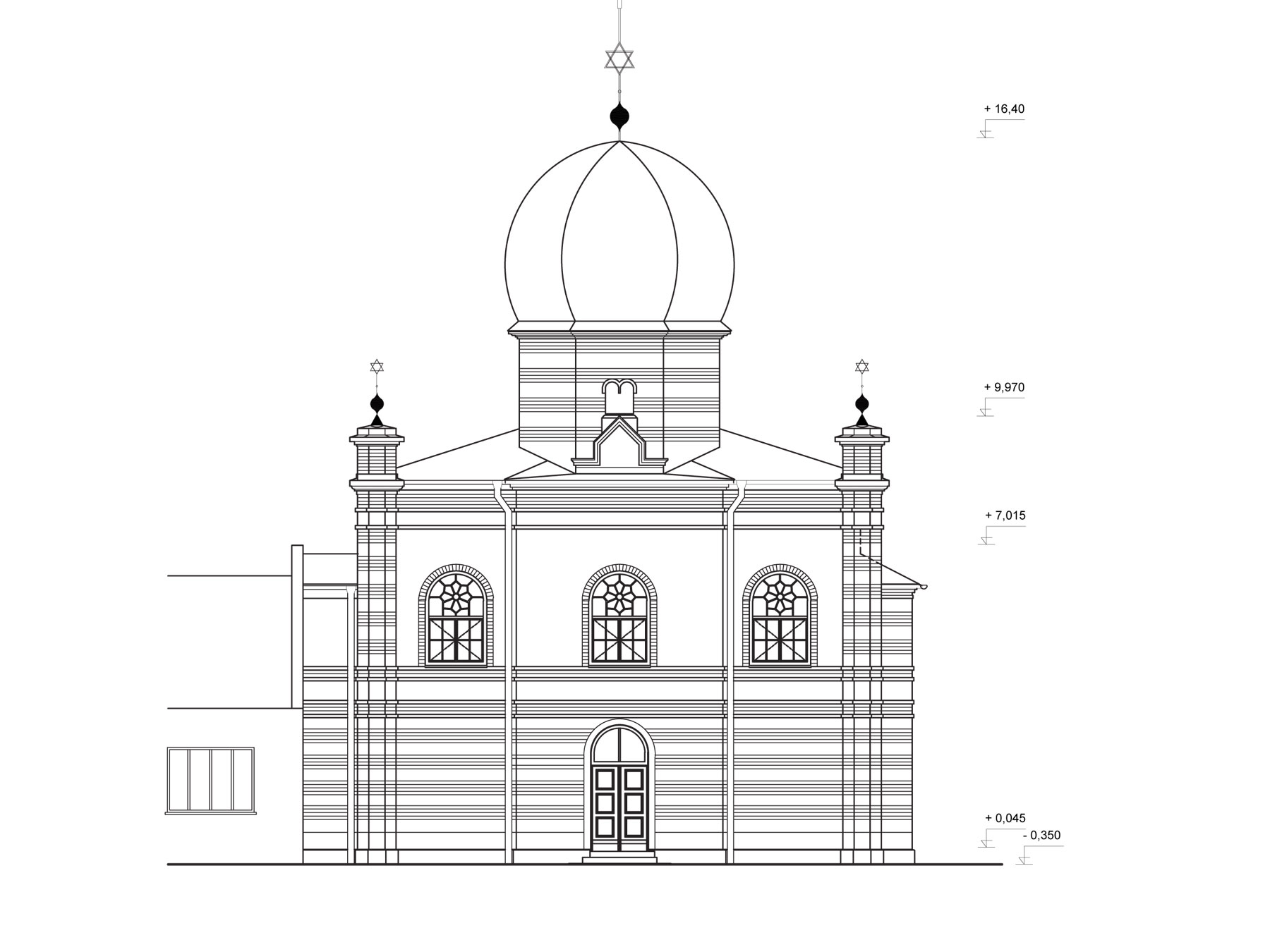 studia synagoga pohlad zapadny