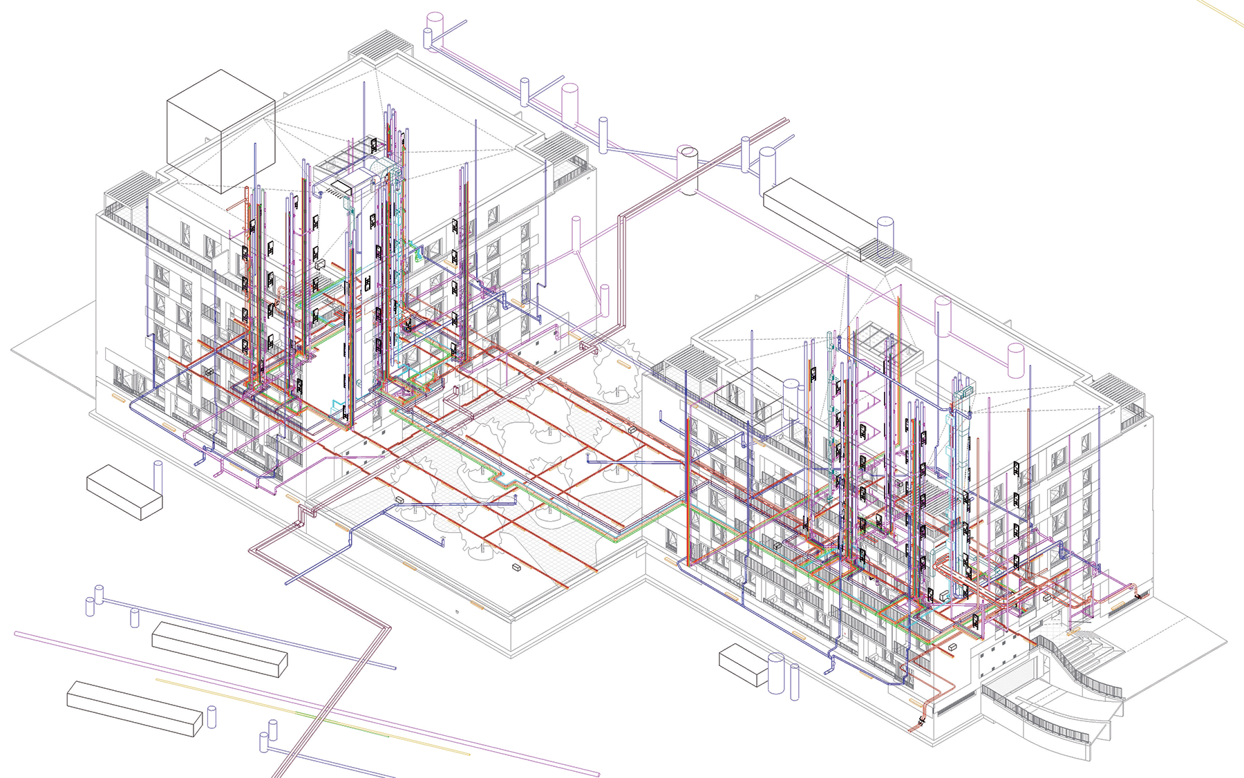 Slnečnice – zóna Viladomy boli navrhované v 3D projektovaní a modelovaní stavieb pomocou metódy BIM.