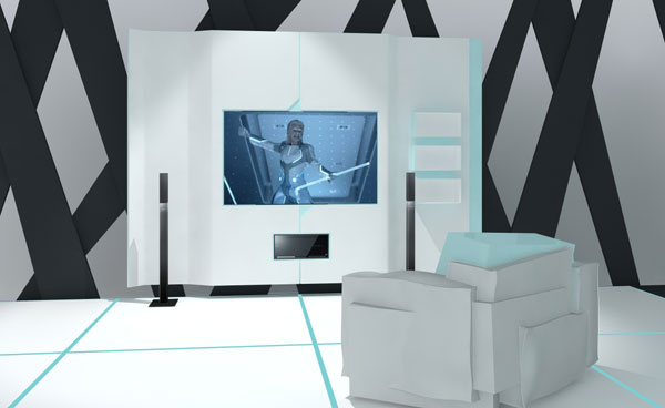 Milano,design,tron,corian,TV