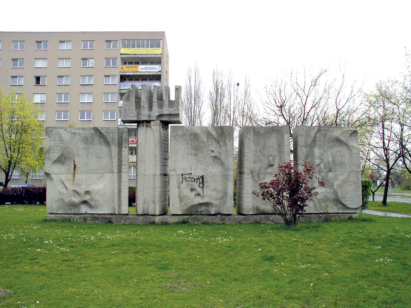 Jozef Jankovič: Čas,1964, Ružinov, zničené