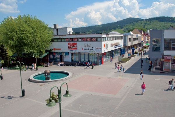 Čadca,fontána