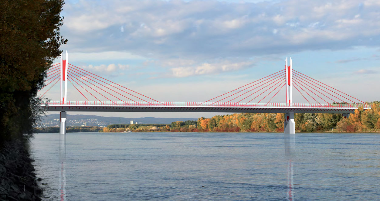 06 vizualizacia mosta cez Dunaj