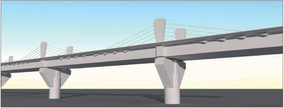 Obr 2 Vizualizacia mosta