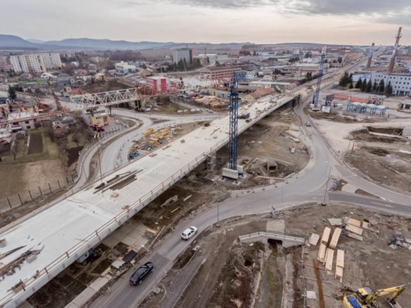 obr. c. 10   Zrealizovana nosna konstrukcia mostneho objektu SO 204 00