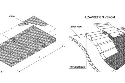 Obr. 4. Reno matrace   blok a ulozenie na svah