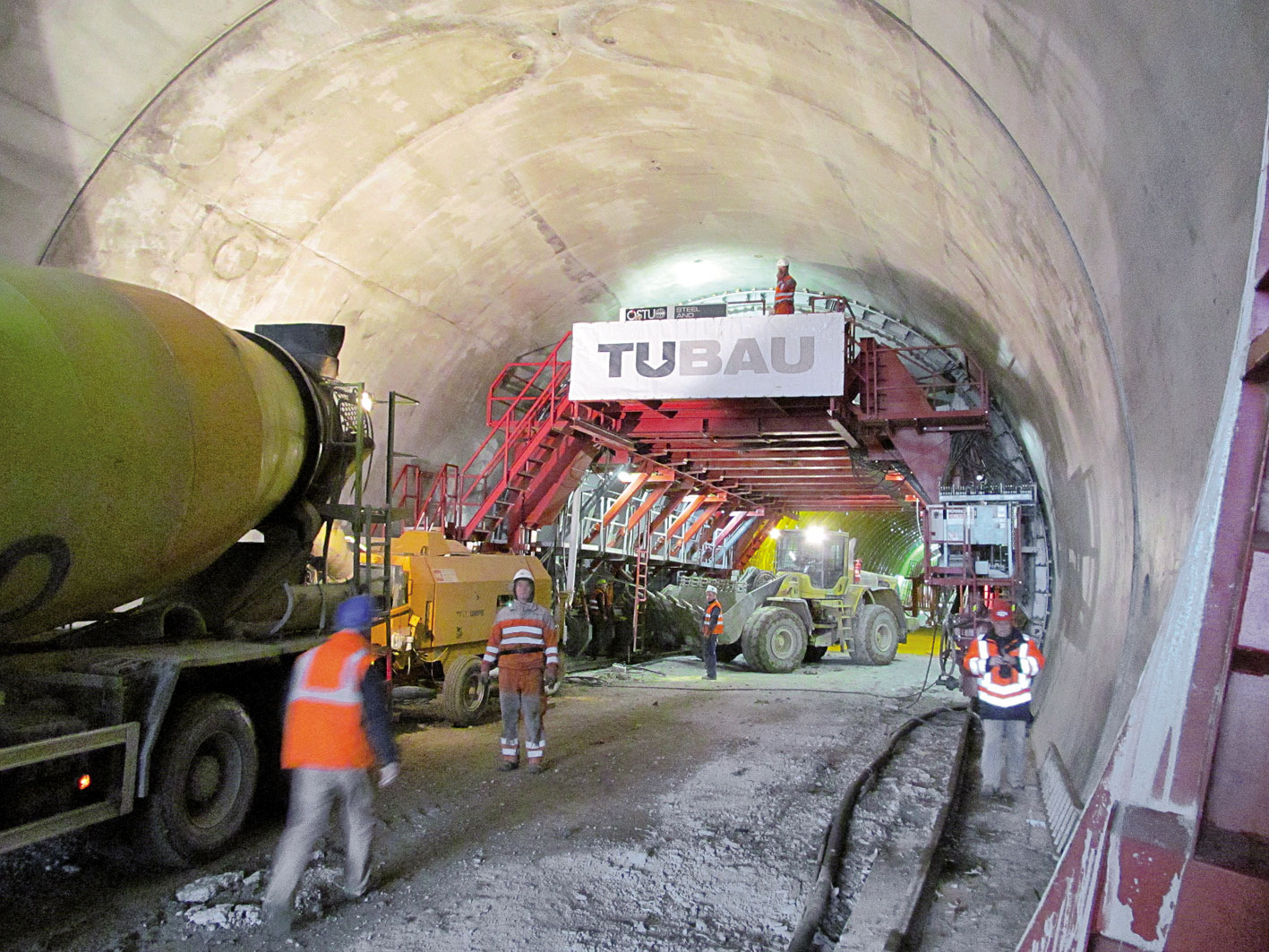 Betonáž sekundárneho ostenia