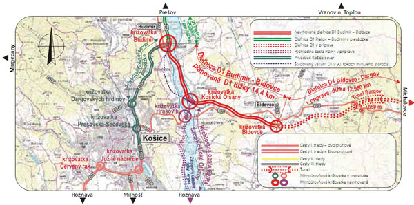 diaľnica,D1,Budimír,Bidovce