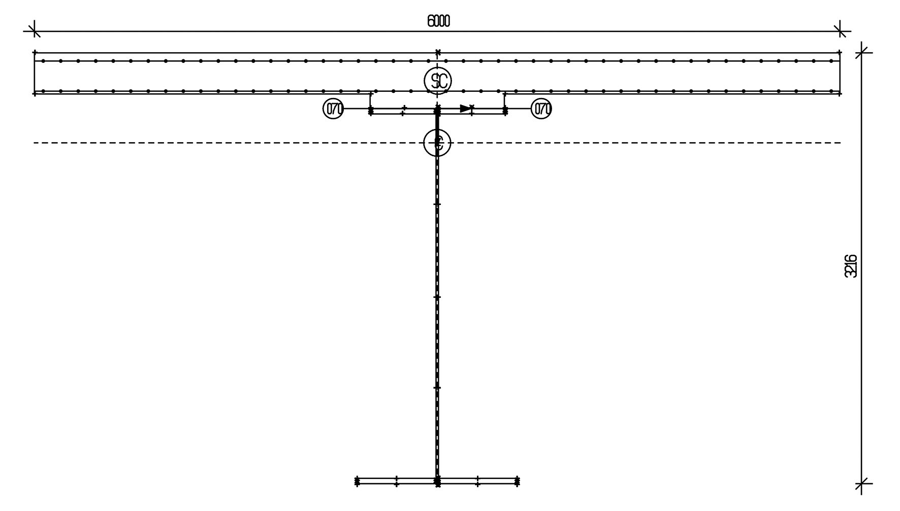 Obr. 8  Model spriahnutého oceľobetónového trámu mosta v programe SOFiSTiK