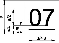 Príklad dvojčísla roka, v ktorom bolo meradlo overené, dopĺňajúceho overovaciu značku Slovenského metrologického ústavu alebo určenej organizácie (razidlo).