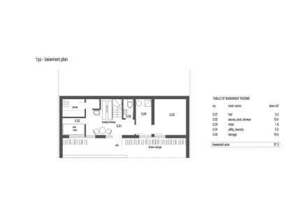 Peklo 1PP basement plan