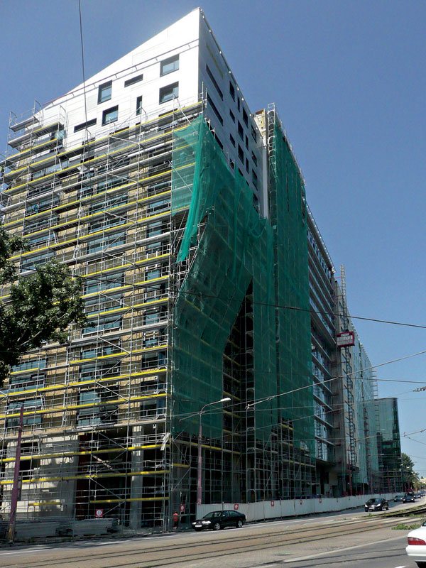 lešenie,apartmány,rivier park