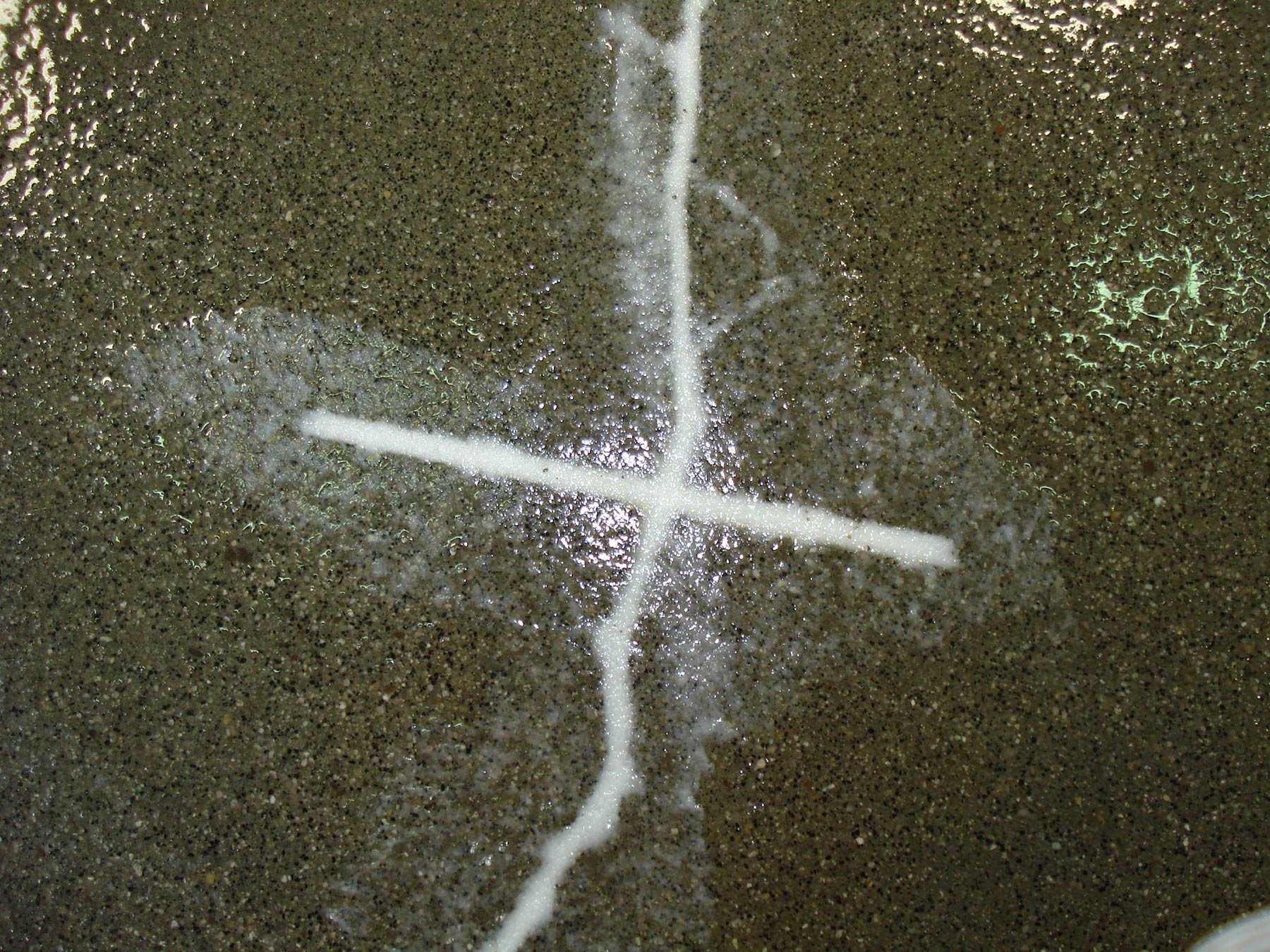 5 Detail reprofilacie podlahy po osadeni ocelovej skoby
