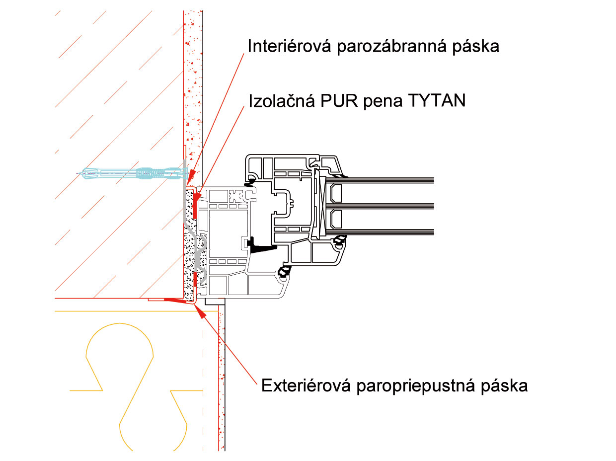 bocny detail montaze okna