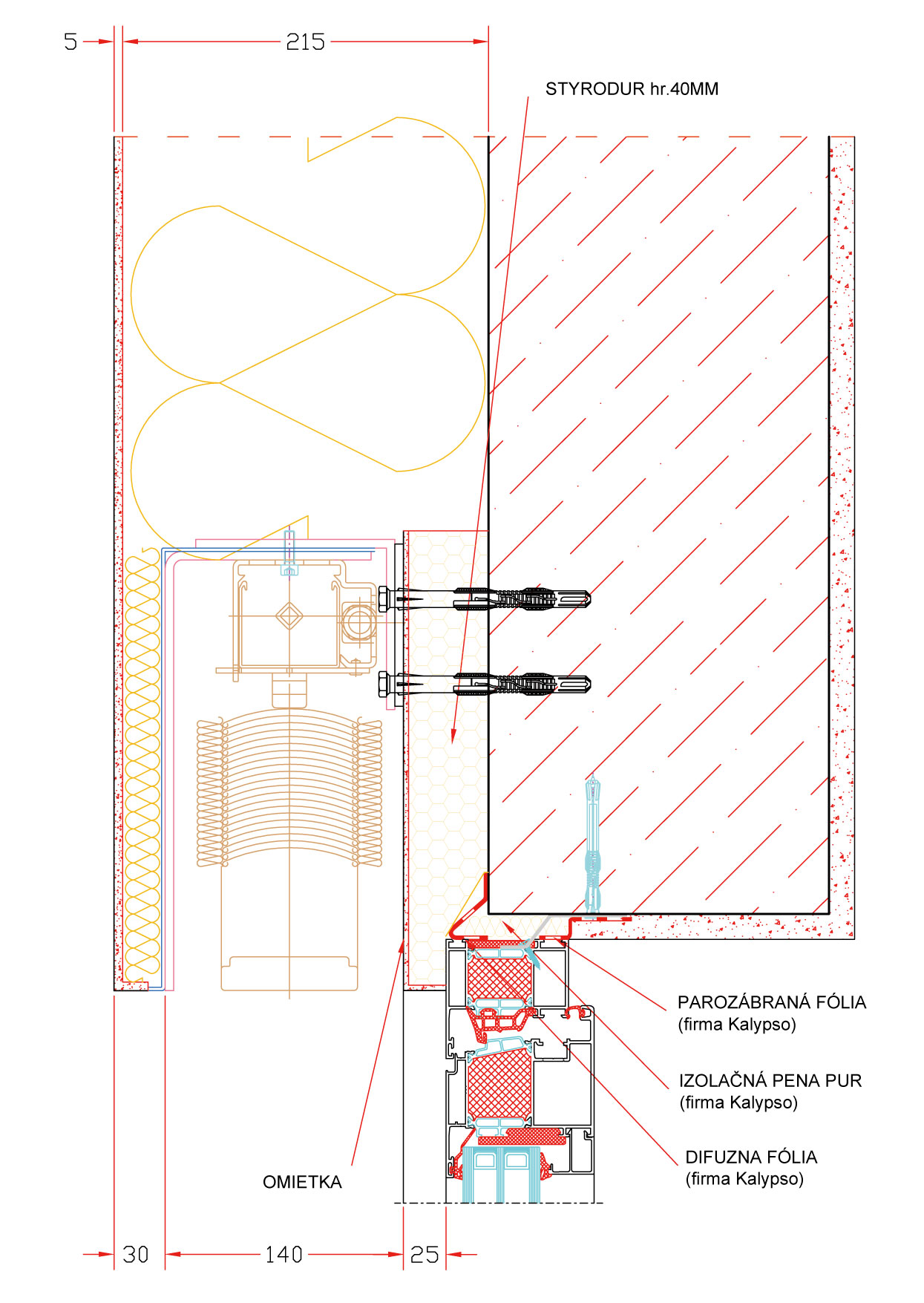 detail osadenie exterierove