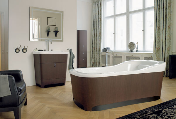 vaňa,keramika,drevo,preglejka,umývadlo,dizajn,sanitárna technika