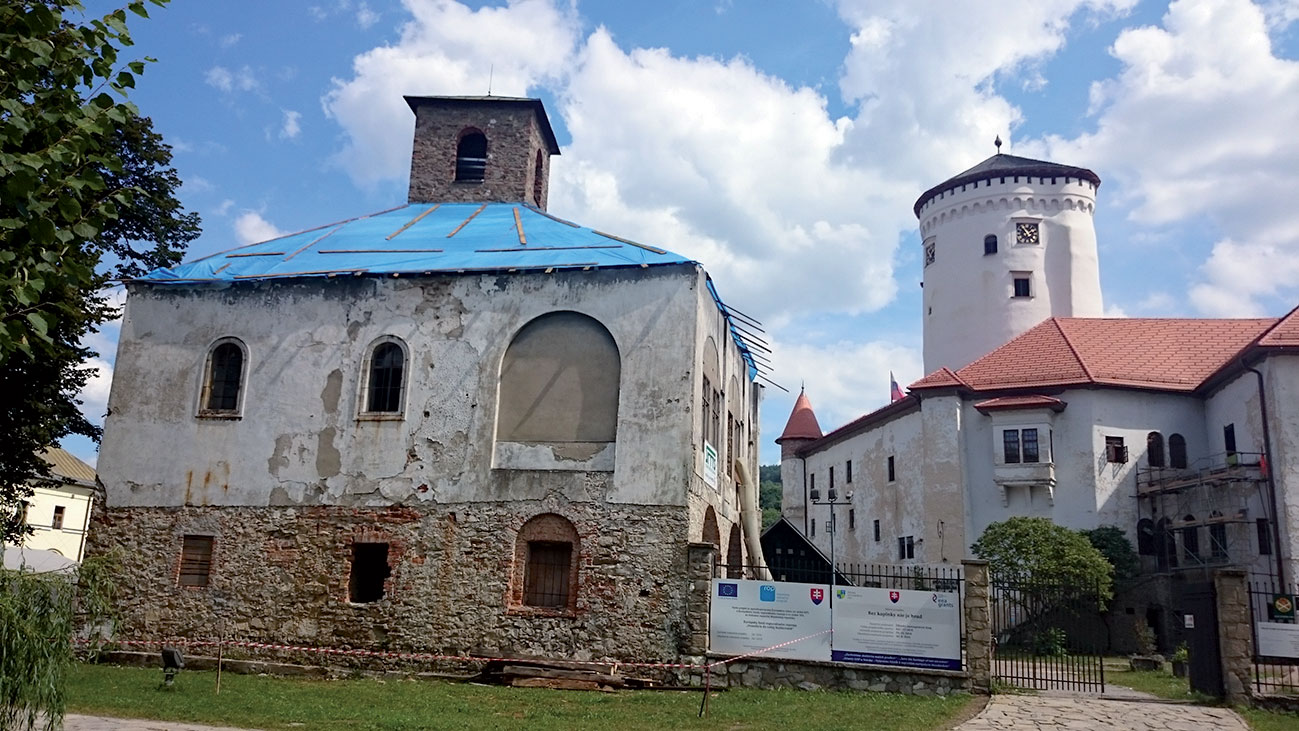 Kaplnka pred rekonštrukciou – západná strana