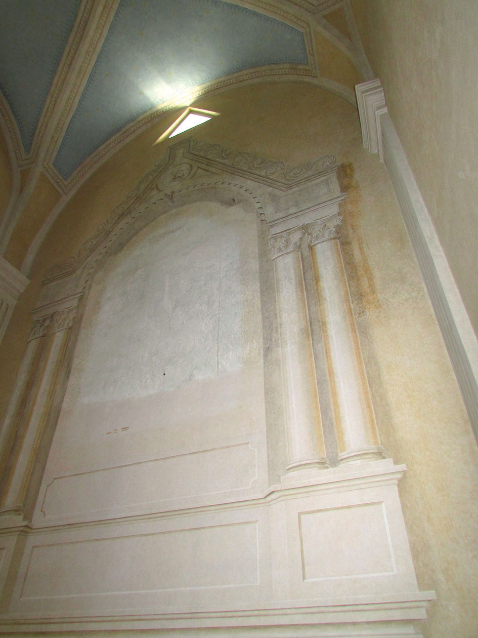 Interiér kaplnky po rekonštrukcii