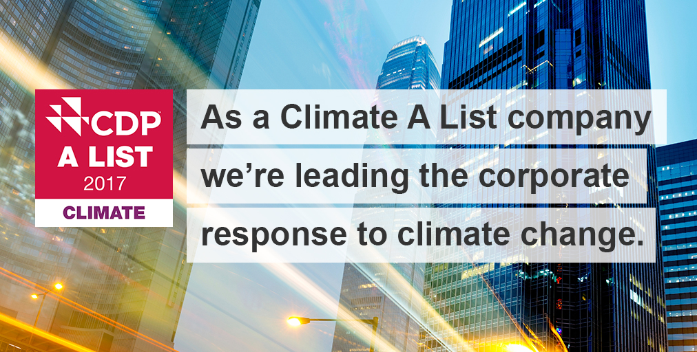 CDP Climate A List Leader Social