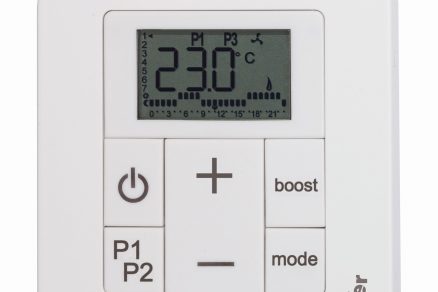 Zehnder RAD control panel model 2 white Print 1
