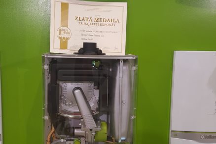 Zlatu medailu na veltrhu Aquatherm Nitra 2016 ziskal kotol ecotec exclusive Vaillant