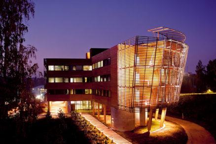 Budova, ktorá má srdce z dreva