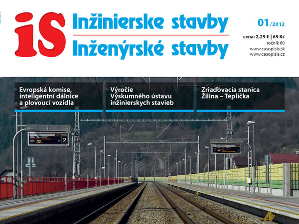 casopis inzinierske stavby inzenyrske stavby 1 2012 v predaji