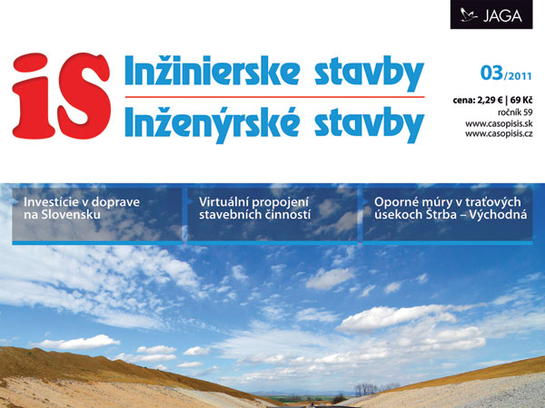 casopis inzinierske stavby inzenyrske stavby 3 2011 v predaji