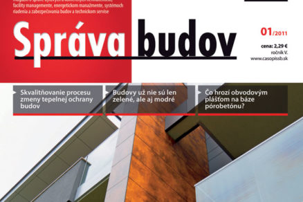 Časopis Správa budov 1/2011 v predaji