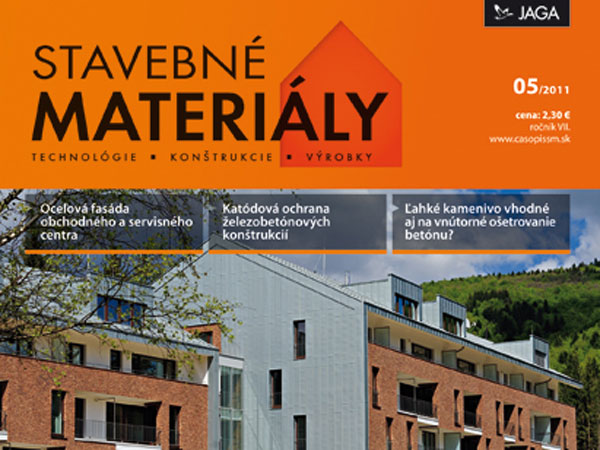casopis stavebne materialy 5 2011 v predaji