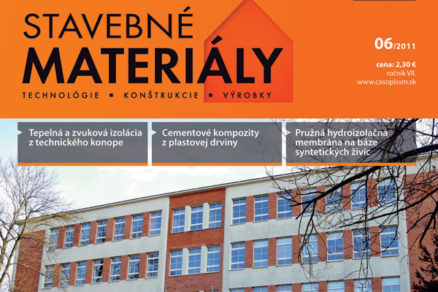 casopis stavebne materialy 6 2011 v predaji