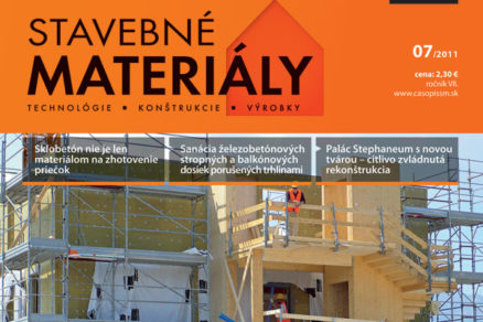 casopis stavebne materialy 7 2011 v predaji