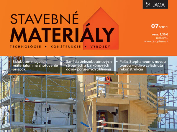 casopis stavebne materialy 7 2011 v predaji