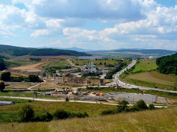 Mimoúrovňová križovatka Prešov-západ na diaľnici D1