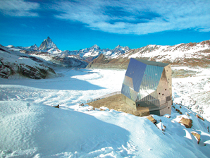 Monte Rosa Hut - Situácia ostrova