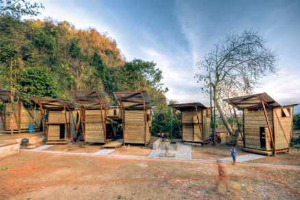 Motýlie domy z bambusu