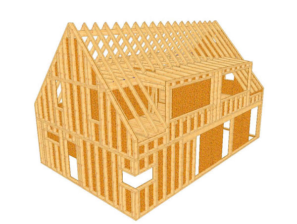 Program na vizuálne konštruovanie drevených konštrukcií a stavieb